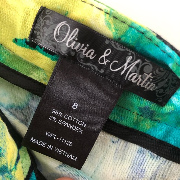 Olivia & Martin Peplum Floral Pencil Skirt 8 - Picture 2 of 6